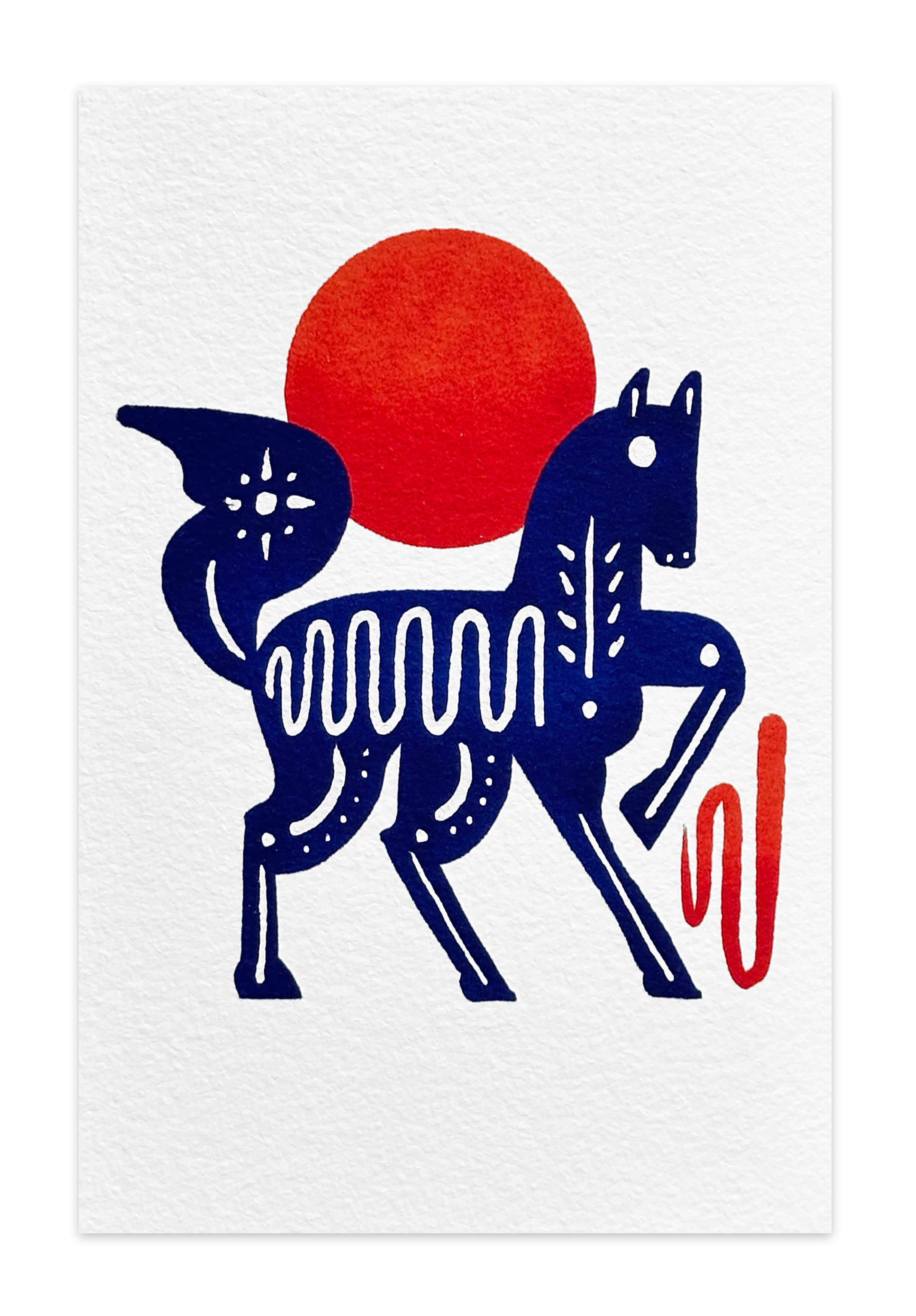 Le cheval Bleu